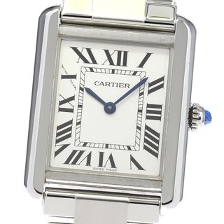 カルティエ(Cartier)の訳あり カルティエ CARTIER W5200013 タンクソロ SM クォーツ レディース _754937(腕時計)