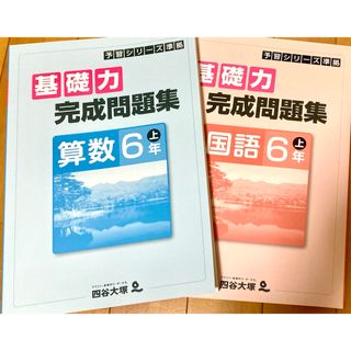 予習シリーズ基礎力完成問題集問題集 小6 算数国語 上巻【未使用】【美品】(語学/参考書)