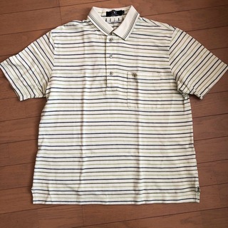 プレイボーイ(PLAYBOY)のプレイボーイ　日本製　メンズポロシャツ　Lサイズ(ポロシャツ)