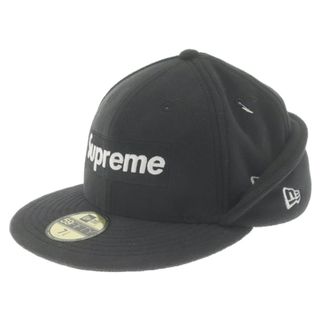 シュプリーム(Supreme)のSUPREME シュプリーム 17AW×NewEra Polartec Ear Flap ニューエラ ポーラーテック イヤーフラップキャップ 帽子 ブラック(キャップ)