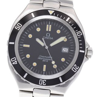 オメガ(OMEGA)のオメガ OMEGA シーマスター200m デイト 39ｍｍ ラージサイズ クォーツ メンズ 良品 _818033(腕時計(アナログ))