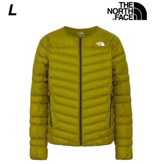 ザノースフェイス(THE NORTH FACE)のノースフェイス サンダーラウンドネックジャケット L  サルファーモス SM(ダウンジャケット)