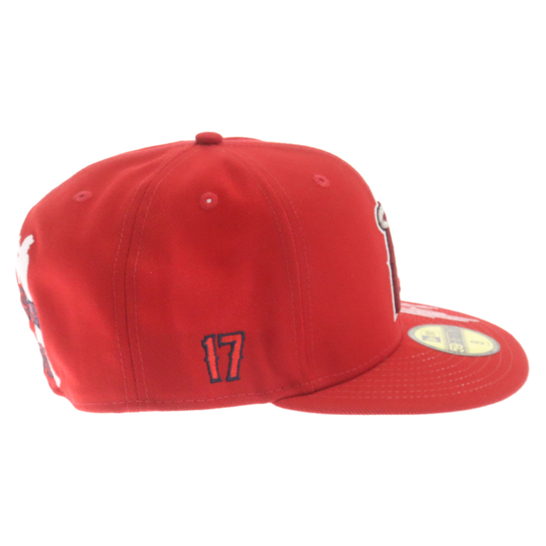 NEW ERA(ニューエラー)のNEW ERA ニューエラ 59FIFTY SHOHEI OHTANI 2021 SEASON MEMMORIAL COLLECTION オオタ二ショウヘイ メモリアルコレクション 6パネル ベースボールキャップ 帽子 レッド メンズの帽子(キャップ)の商品写真