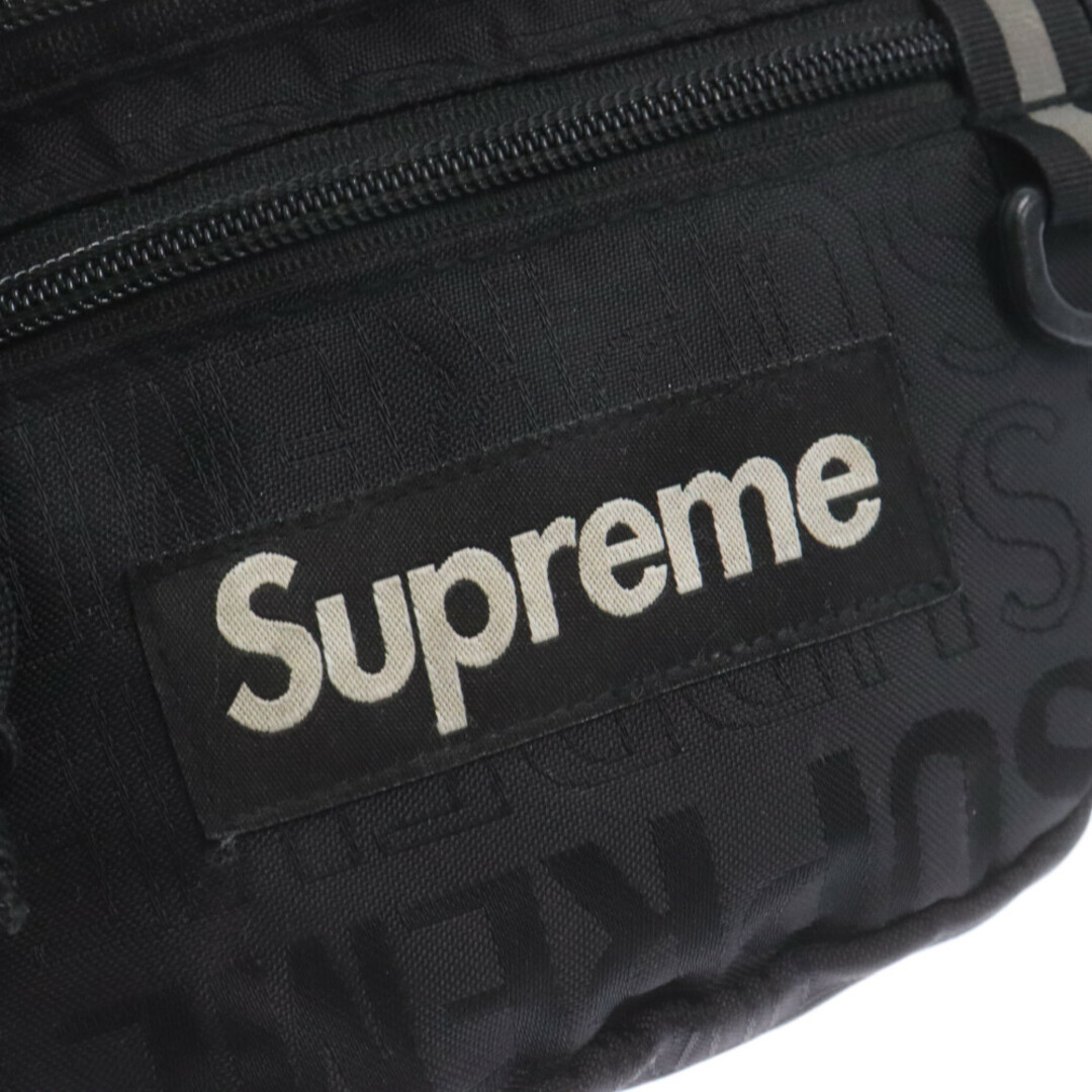 Supreme(シュプリーム)のSUPREME シュプリーム 19SS Nylon Waist Bag ナイロン ウエスト ボディバッグ ブラック メンズのバッグ(ウエストポーチ)の商品写真