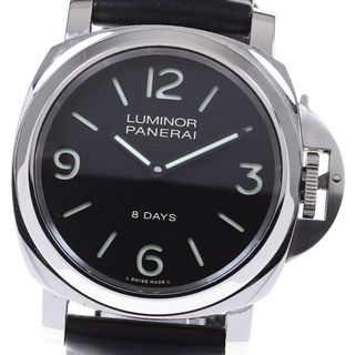 パネライ(PANERAI)のパネライ PANERAI PAM00560 ルミノールベース 8DAYS アッチャイオ 手巻き メンズ _816468(腕時計(アナログ))