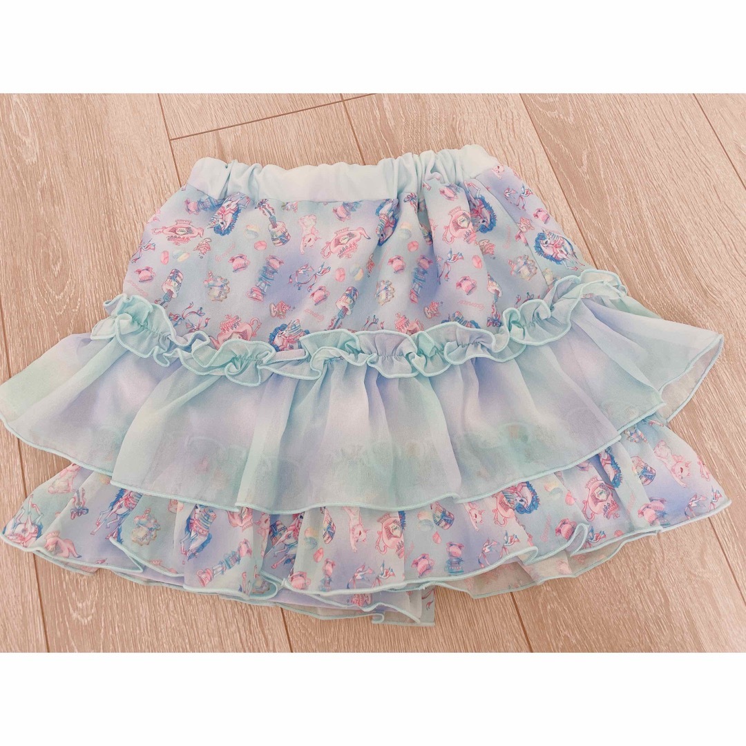 しまむら(シマムラ)のエコネコ⭐︎スカパン キッズ/ベビー/マタニティのキッズ服女の子用(90cm~)(スカート)の商品写真