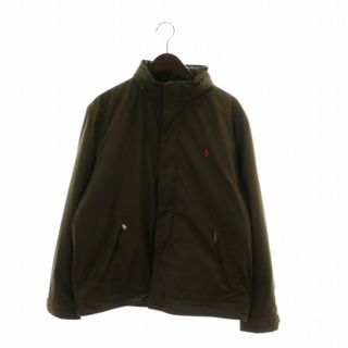 ポロラルフローレン(POLO RALPH LAUREN)のポロ バイ ラルフローレン 中綿ジャケット ブルゾン 裏地フリース L カーキ(ブルゾン)