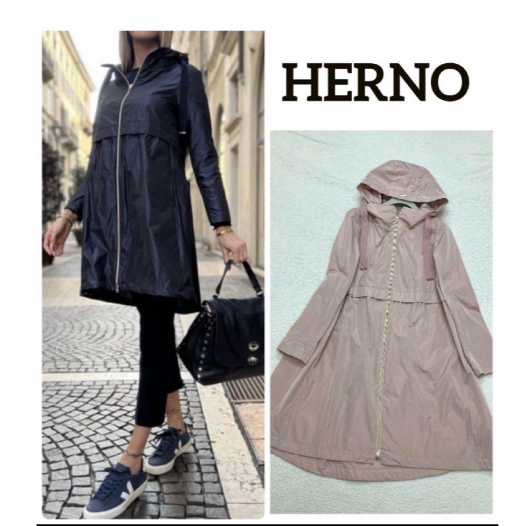 HERNO - 2023ss☆HERNO ヘルノ はっ水 ポリエステル テクノ HERNO - 2023ss☆HERNO ヘルノ はっ水 ポリエステル テクノ