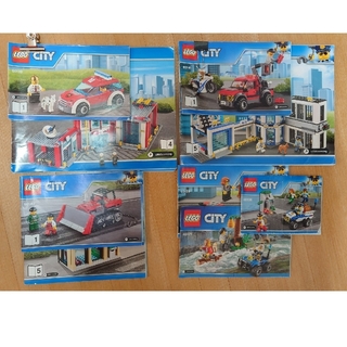 Lego - LEGO CITY 消防署　警察署　銀行　セット