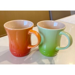 LE CREUSET - ルクルーゼ （ル・クルーゼ） マグカップ オレンジ フルーツグリーン  2色