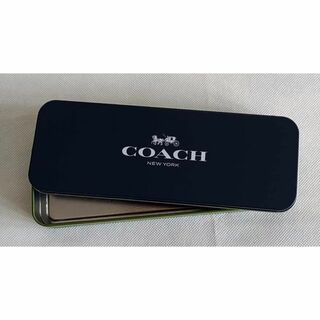 COACH - 未使用品 coach コーチ 筆箱　缶　ペンケース　レア品　ノベルティ　ブランド