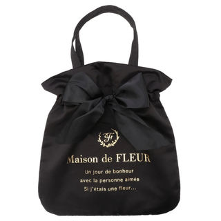 Maison de FLEUR - Maison de FLEUR （メゾン ド フルール） リボントートバッグ
