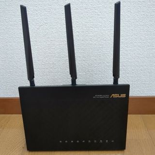 エイスース(ASUS)のASUS デュアルバンドWi-Fi 無線ルータ RT-AC68U(PC周辺機器)