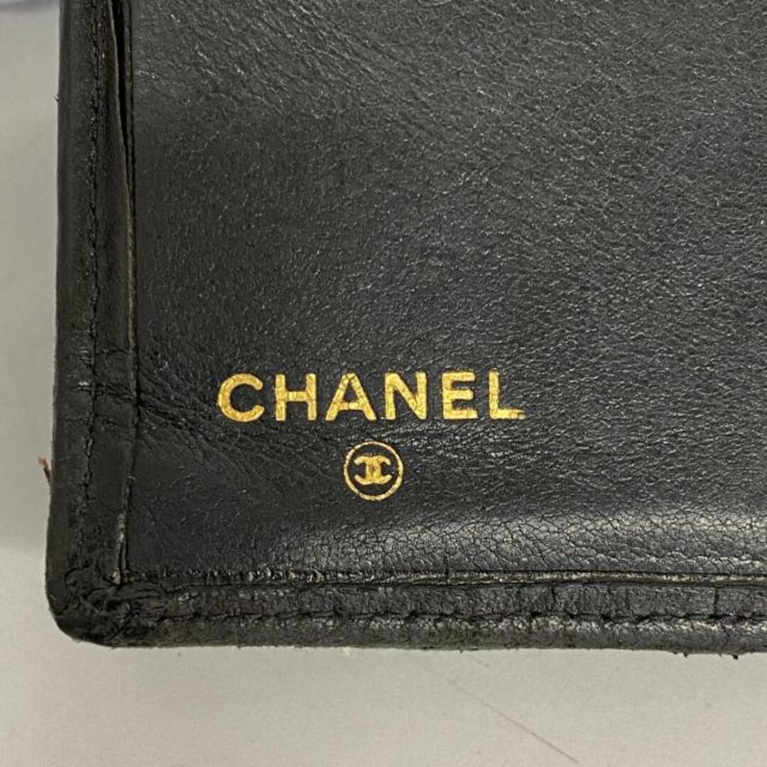 CHANEL(シャネル)の【4ic3417】シャネル 長財布/ビコローレ/ラムスキン/ブラック/ゴールド金具 【中古】 レディース レディースのファッション小物(財布)の商品写真