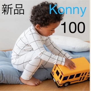 Konny - コニー　長袖パジャマ　上下セット　100
