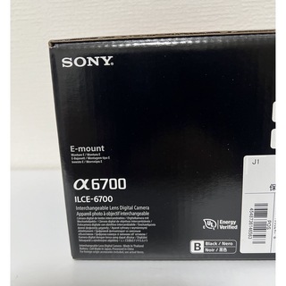 SONY - SONY ILCE-6700 ミラーレス一眼レフカメラ ボディ(新品・未使用品)