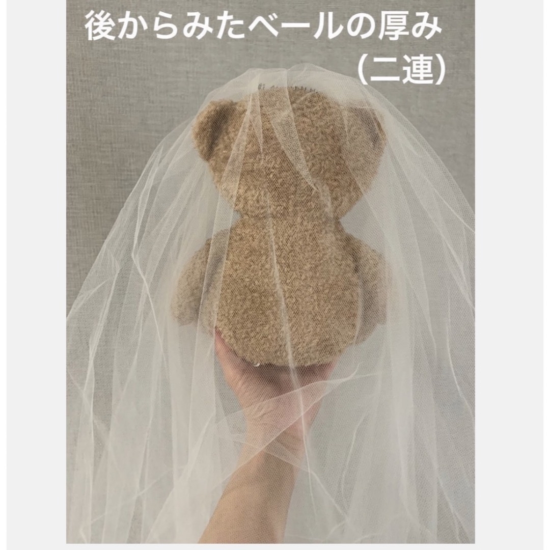 【DRESSEVERY】ウエディング小物　ウエディングベール　 レディースのヘアアクセサリー(その他)の商品写真