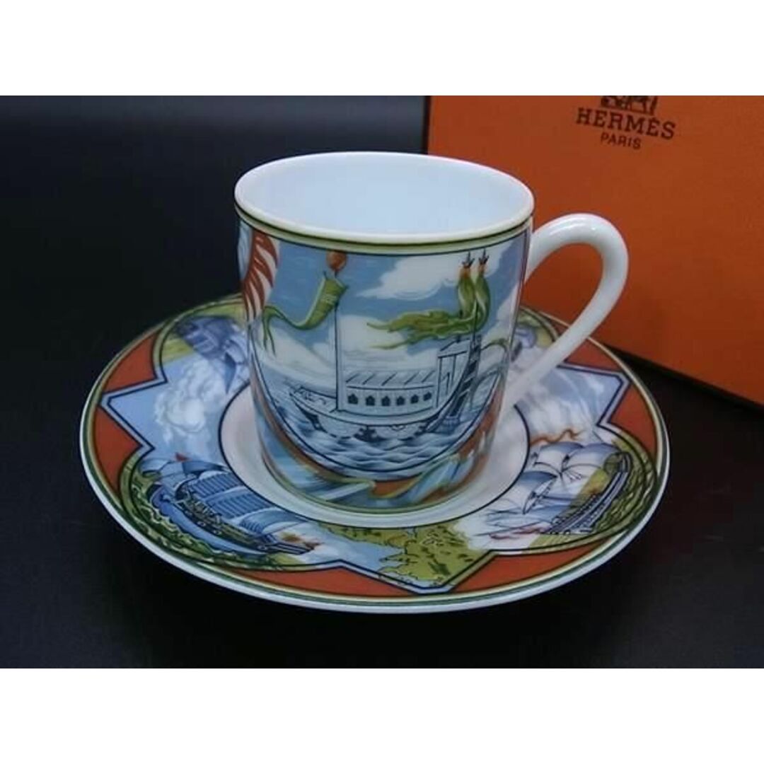 □極美品□ HERMES エルメス パッチワーク カップ&ソーサー 食器 □極美品□ HERMES エルメス パッチワーク カップ&ソーサー 食器