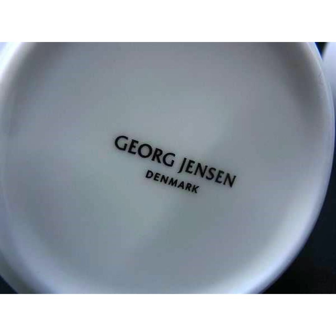 Georg Jensen(ジョージジェンセン)の■新品■未使用■ GEORG JENSEN ジョージ ジェンセン コーヒーカップ 食器 テーブルウェア ペア 2客セット ブルー系×ホワイト系 AV9065 レディースのアクセサリー(その他)の商品写真