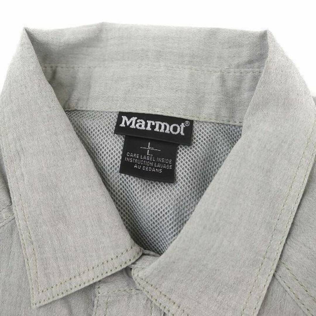 MARMOT(マーモット)のマーモット 30 長袖シャツ ブラウス L グレー ■GY12 /SY ■OS メンズのトップス(シャツ)の商品写真