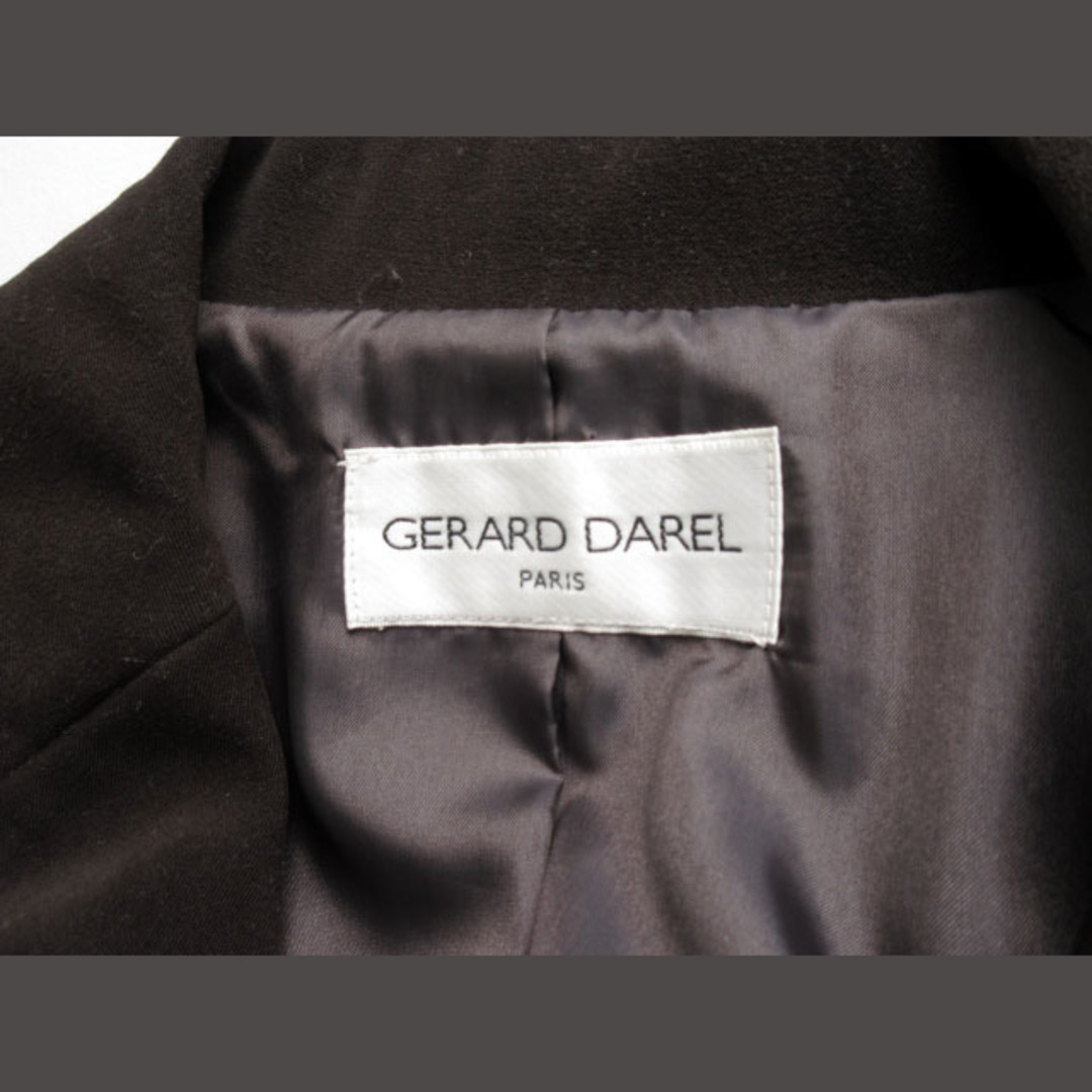 ジェラールダレル GERARD DAREL ジャケット テーラード 9 茶 レディースのジャケット/アウター(その他)の商品写真