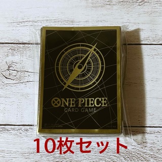 ONE PIECE - ワンピースカードゲーム 公式スリーブ リミテッドカードスリーブ ブラックゴールド