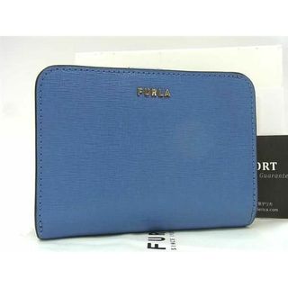 フルラ(Furla)の■新品同様■ FURLA フルラ レザー 二つ折り 財布 ウォレット レディース ブルー系 BG7434 (財布)