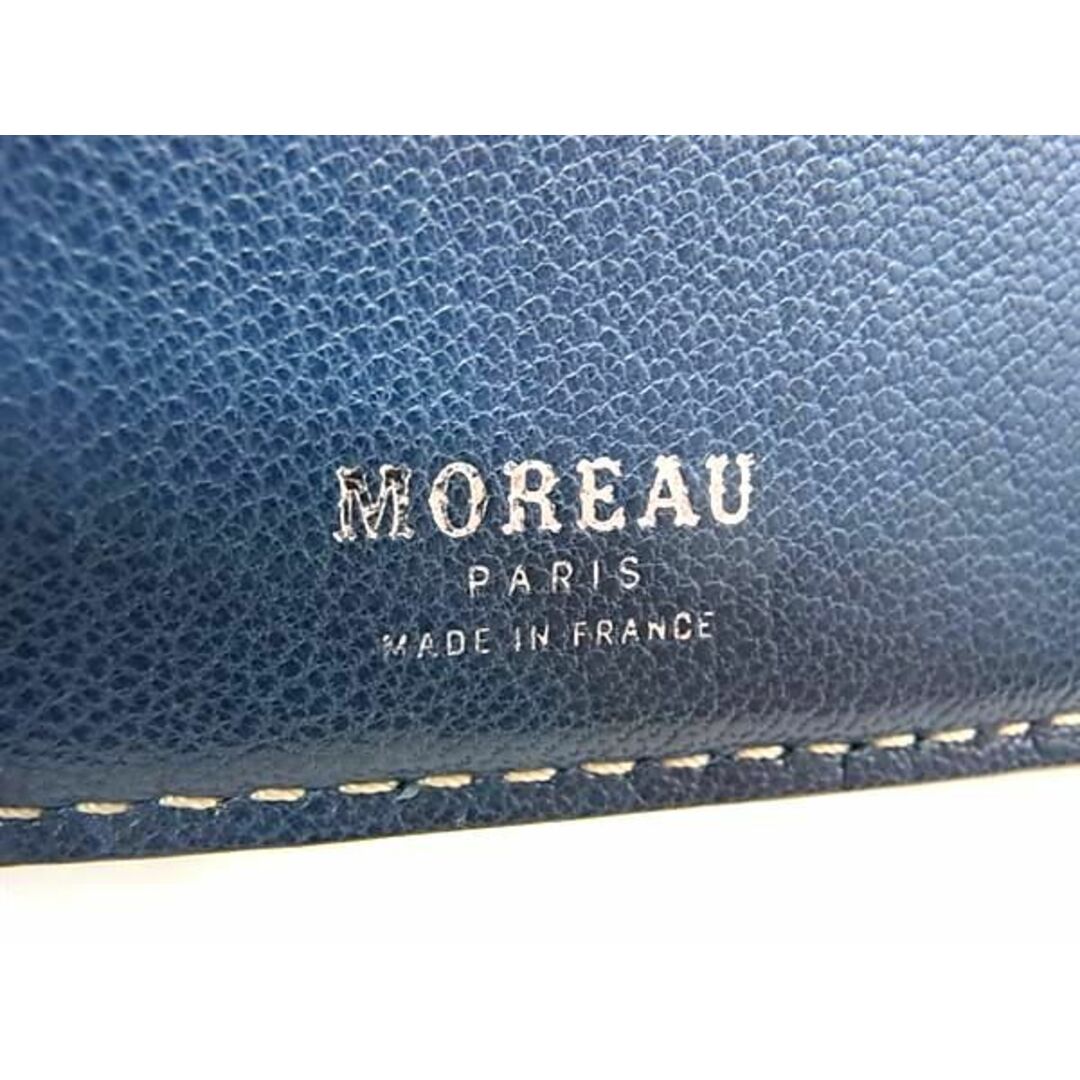 ■新品■未使用■ Moreau Paris モローパリ レザー 総柄 二つ折り 財布 ウォレット 札入れ メンズ ブラック系×ベージュ系 FA1188 メンズのファッション小物(折り財布)の商品写真