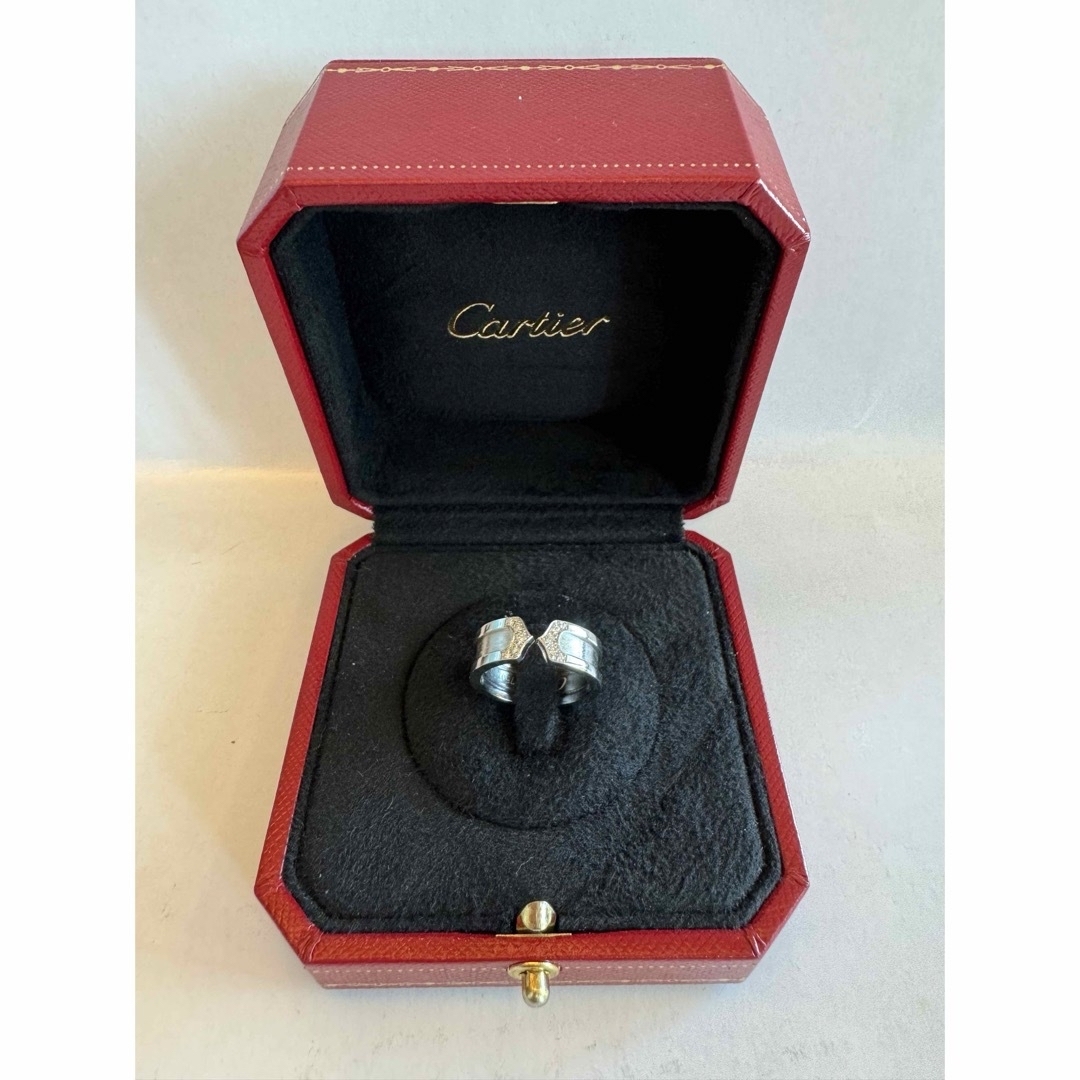 Cartier(カルティエ)のCartier　カルティエ　K18WG天然ダイヤ　C2リング　50号　箱証明書有 レディースのアクセサリー(リング(指輪))の商品写真
