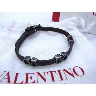 ヴァレンティノガラヴァーニ(valentino garavani)の■新品同様■ VALENTINO GARAVANI ヴァレンティノ ガラヴァーニ レザー ブレスレット アクセサリー レディース ブラウン系 FA1238 (その他)