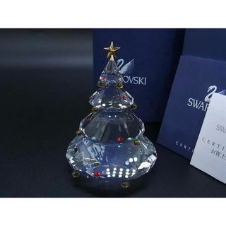 スワロフスキー(SWAROVSKI)の■新品■未使用■ SWAROVSKI スワロフスキー 266945 クリスマスツリー クリスタル オブジェ 置物 インテリア クリア CD1620(その他)