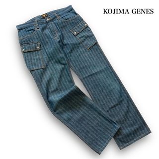 コジマジーンズ(児島ジーンズ)の【KOJIMA GENES】児島ジーンズ ヘリンボーン バイカーカーゴパンツ(ワークパンツ/カーゴパンツ)