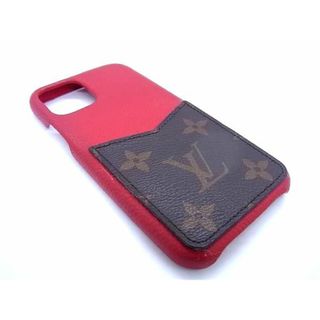 ルイヴィトン(LOUIS VUITTON)のLOUIS VUITTON ルイヴィトン M69095 モノグラム バンパー iPhone11Pro対応 アイフォン スマホケース ブラウン系×レッド系 BJ0327 (その他)