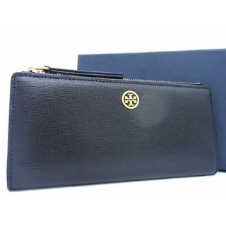 Tory Burch - ■新品■未使用■ TORY BURCH トリーバーチ レザー 二つ折り 長財布 ウォレット レディース ブラック系 AV8811 