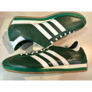 アディダス(adidas)の1998 日本製 adidas カントリー 緑×白 27.5センチ カンガルー(スニーカー)