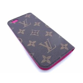 ルイヴィトン(LOUIS VUITTON)のLOUIS VUITTON ルイヴィトン モノグラム フォリオ iPhone6 対応 アイフォンケース スマホケース ブラウン系 BG7449(その他)