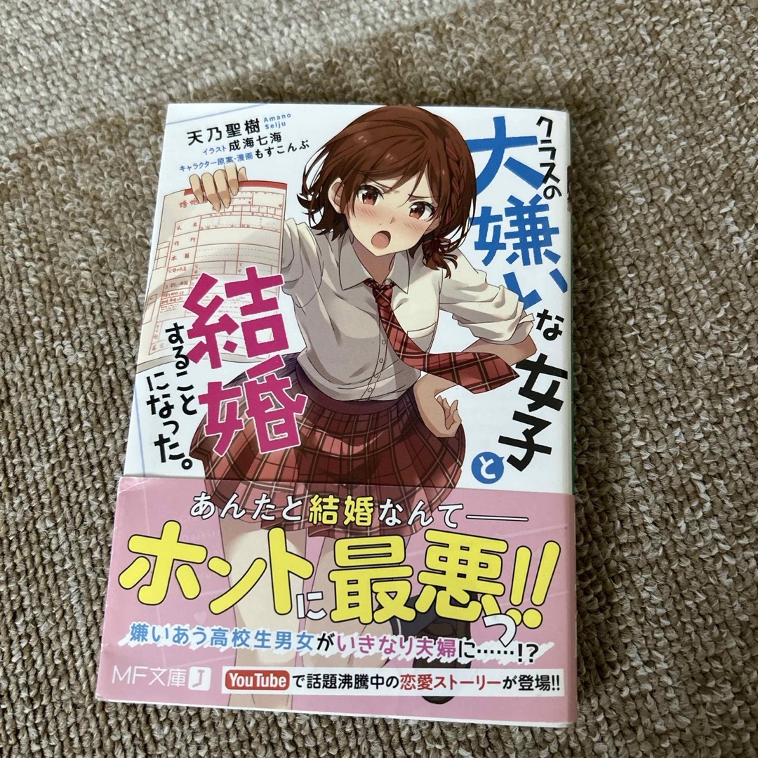 クラスの大嫌いな女子と結婚することになった。 エンタメ/ホビーの本(文学/小説)の商品写真