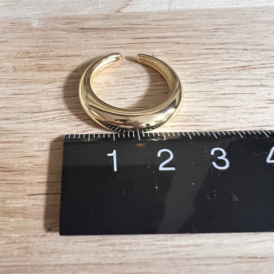 シルバー925 新月 ニュームーン 甲丸 スムース 幅細 指輪 ゴールドリング メンズのアクセサリー(リング(指輪))の商品写真