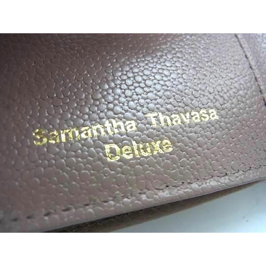 Samantha Thavasa(サマンサタバサ)の■新品■未使用■ Samantha Thavasa サマンサタバサ レザー 三つ折り 財布 ウォレット 小銭入れ 札入れ グレージュ系 AW5259  レディースのファッション小物(財布)の商品写真