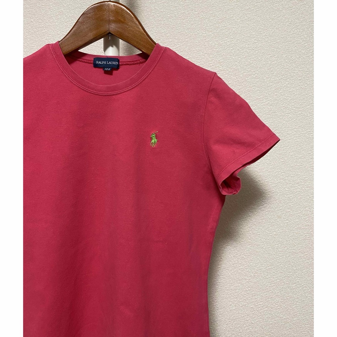 Ralph Lauren(ラルフローレン)のラルフローレン レディース Tシャツ カットソー ワンポイント160 S 相当 レディースのトップス(Tシャツ(半袖/袖なし))の商品写真