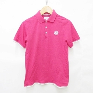 パーリーゲイツ(PEARLY GATES)のパーリーゲイツ ジャックバニー ゴルフ ポロシャツ 半袖 ワッペン ピンク 5(ウエア)
