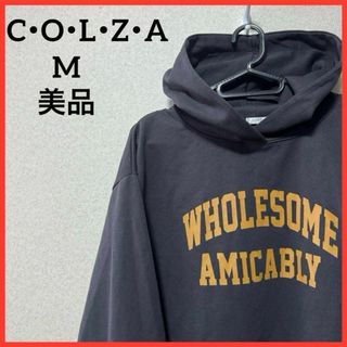 COLZA - 【希少】コルザ スウェットパーカー プリントパーカー 長袖 プルオーバー