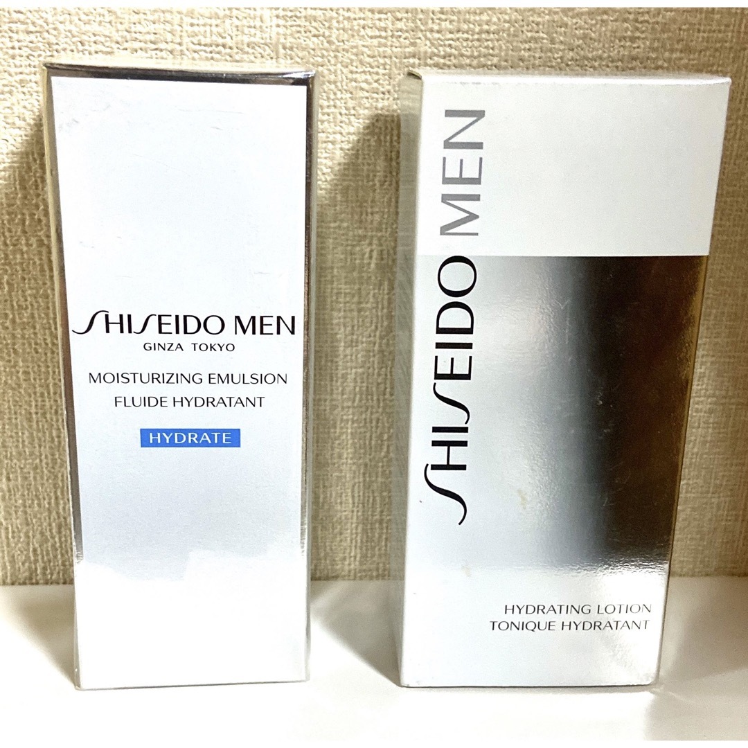 SHISEIDO (資生堂)(シセイドウ)の資生堂メン ハイドレーティング ローション　モイスチャーライジングエマルジョン  コスメ/美容のスキンケア/基礎化粧品(乳液/ミルク)の商品写真