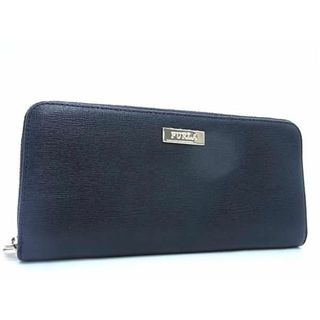 フルラ(Furla)の■新品■未使用■ FURLA フルラ レザー ラウンドファスナー 長財布 ウォレット 札入れ 小銭入れ レディース ブラック系 BG8531(財布)