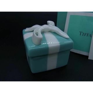 ティファニー(Tiffany & Co.)の■新品■未使用■ TIFFANY＆Co. ティファニー ブルーボウ ジュエリーボックス 小物入れ 陶器 ティファニーブルー AW5443(その他)