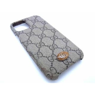 グッチ(Gucci)のGUCCI グッチ 623093 GG柄 PVC iPhone11Pro対応 アイフォン スマホケース レディース ブラウン系 FA4186 (その他)