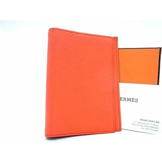 エルメス(Hermes)の■極美品■ HERMES エルメス アジェンダGM シェーブル シルバー金具 手帳カバー アドレス帳 スケジュール帳 X刻印 オレンジ系 BJ3023(その他)