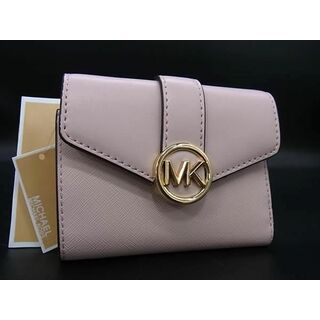 マイケルコース(Michael Kors)の■新品■未使用■ MICHAEL KORS マイケルコース レザー 三つ折り 財布 ウォレット レディース ピンク系 CC2459 (その他)