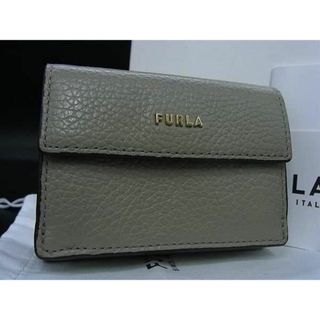 フルラ(Furla)の■新品同様■ FURLA フルラ レザー 三つ折り 財布 ウォレット レディース グレージュ系 BG8482 (財布)