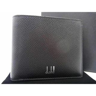 ダンヒル(Dunhill)の■新品■未使用■ dunhill ダンヒル レザー 二つ折り 財布 ウォレット 小銭入れ 札入れ メンズ ブラック系 AX5452 (長財布)